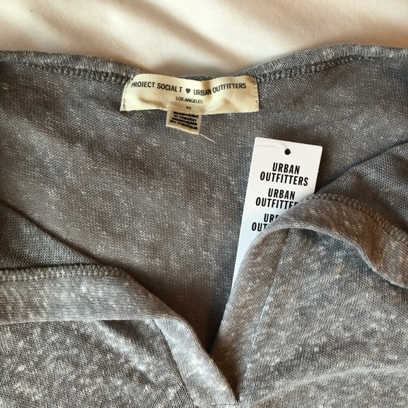 NWT Urban Outfitters XS oversized tshirt top Blue soft flowy shirt soft comfy - Picture 7 of 7